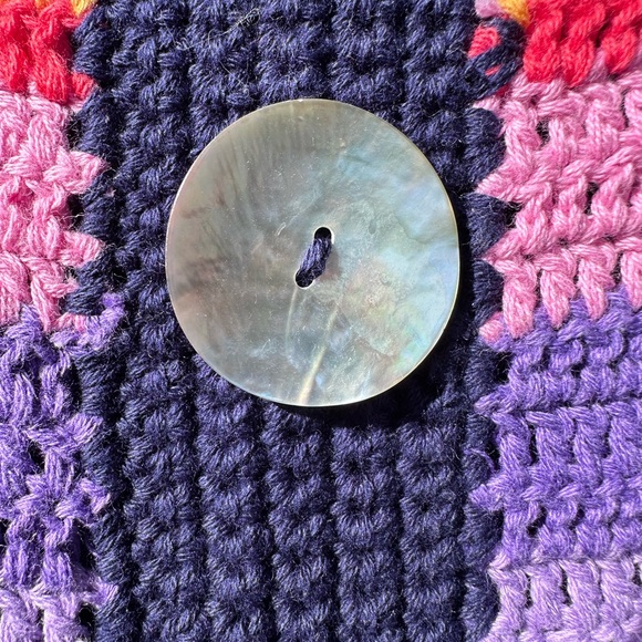 FARM Rio Multicolor Crochet Button-Up Dress - Picture 5 of 8